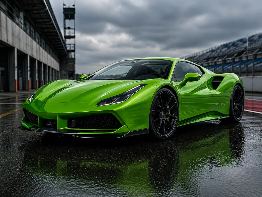 Track-day sports car, daily-driven finish – After
